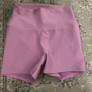 Women's Pink High-Waisted Shorts